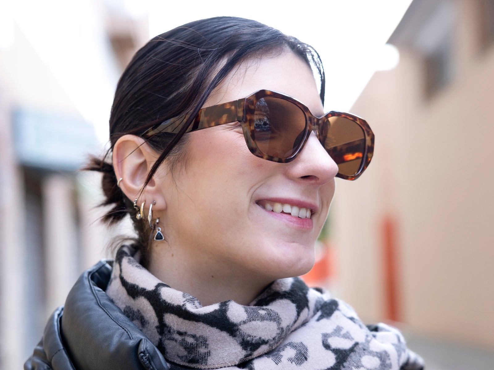 Gafas de sol oversize demi