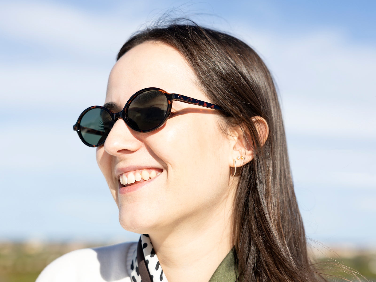 Gafas de sol ovaladas demi