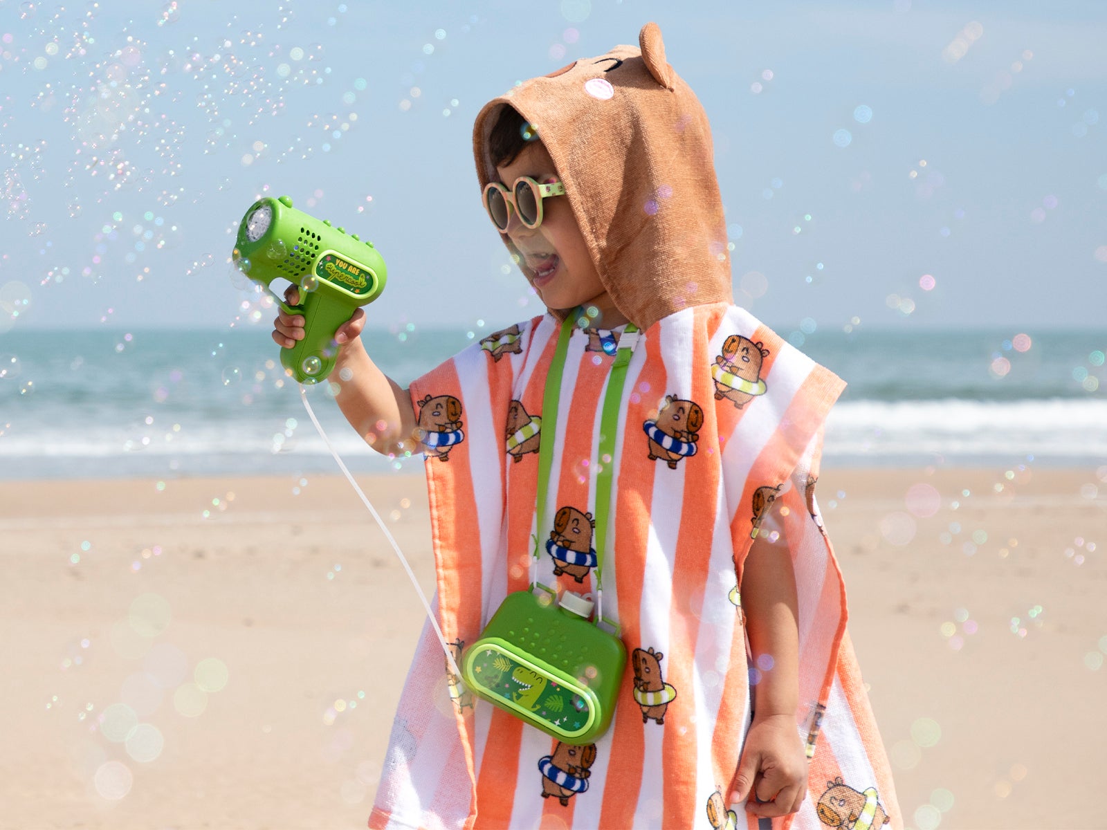 Bolsito con pistola de burbujas