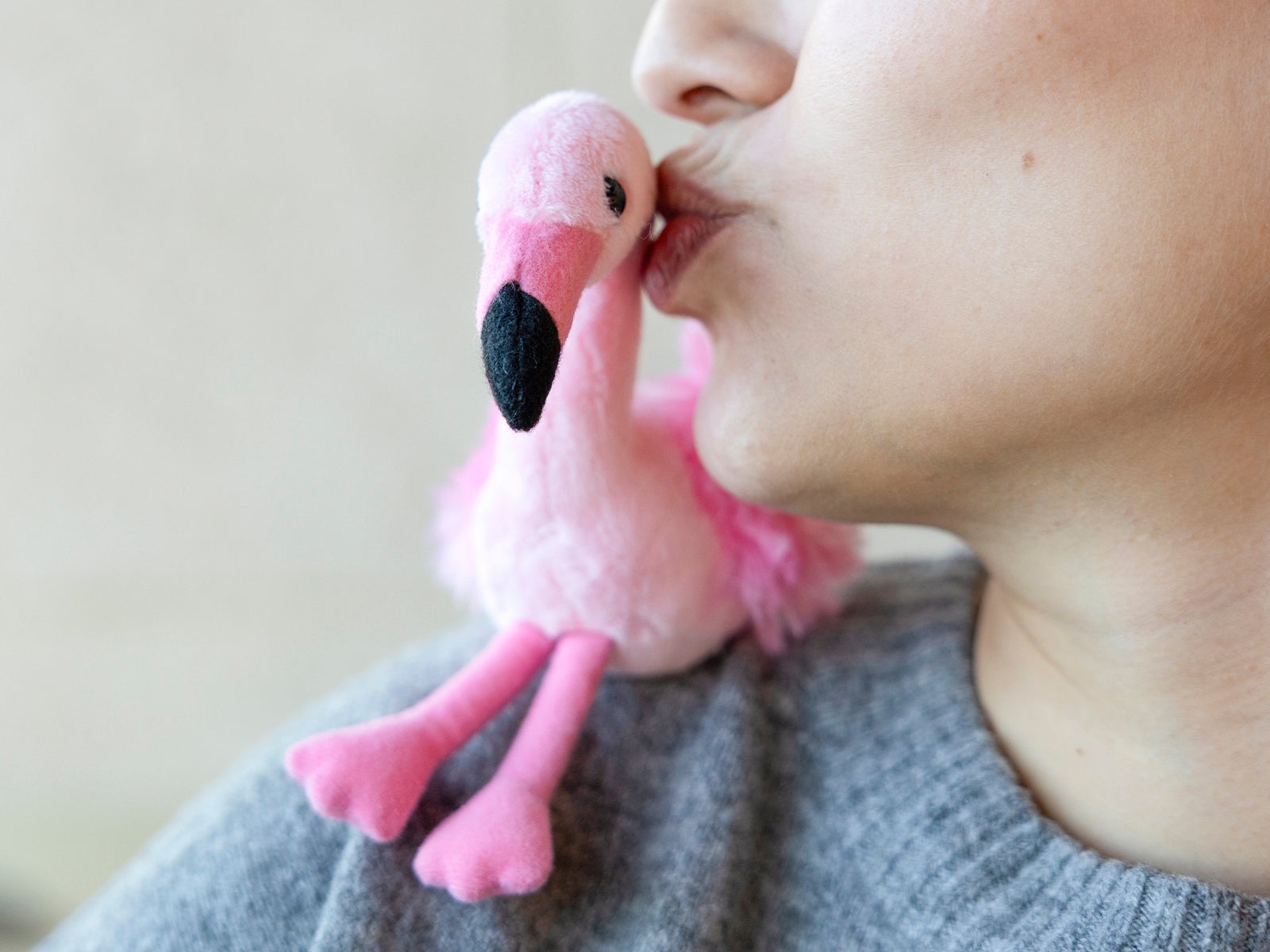 Peluche de ombro - Flamingo