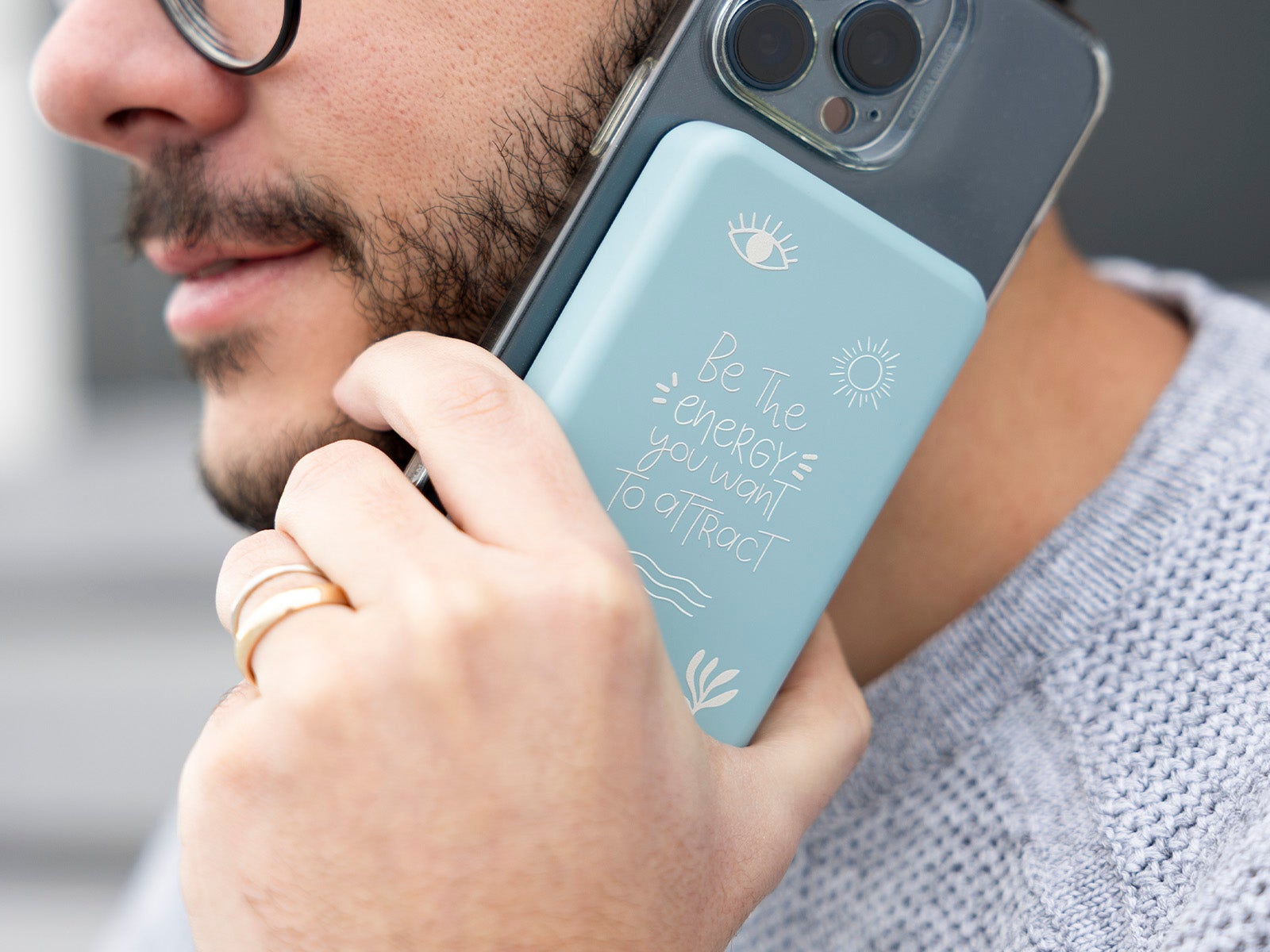 Wireless Power Bank 10000 mAh - Be the energy you want to attract