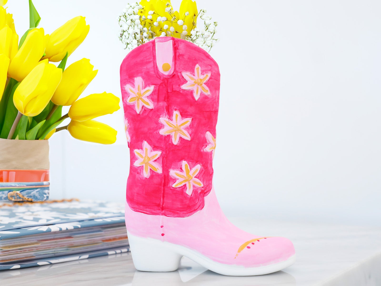 Jarrón para pintar DIY - Bota