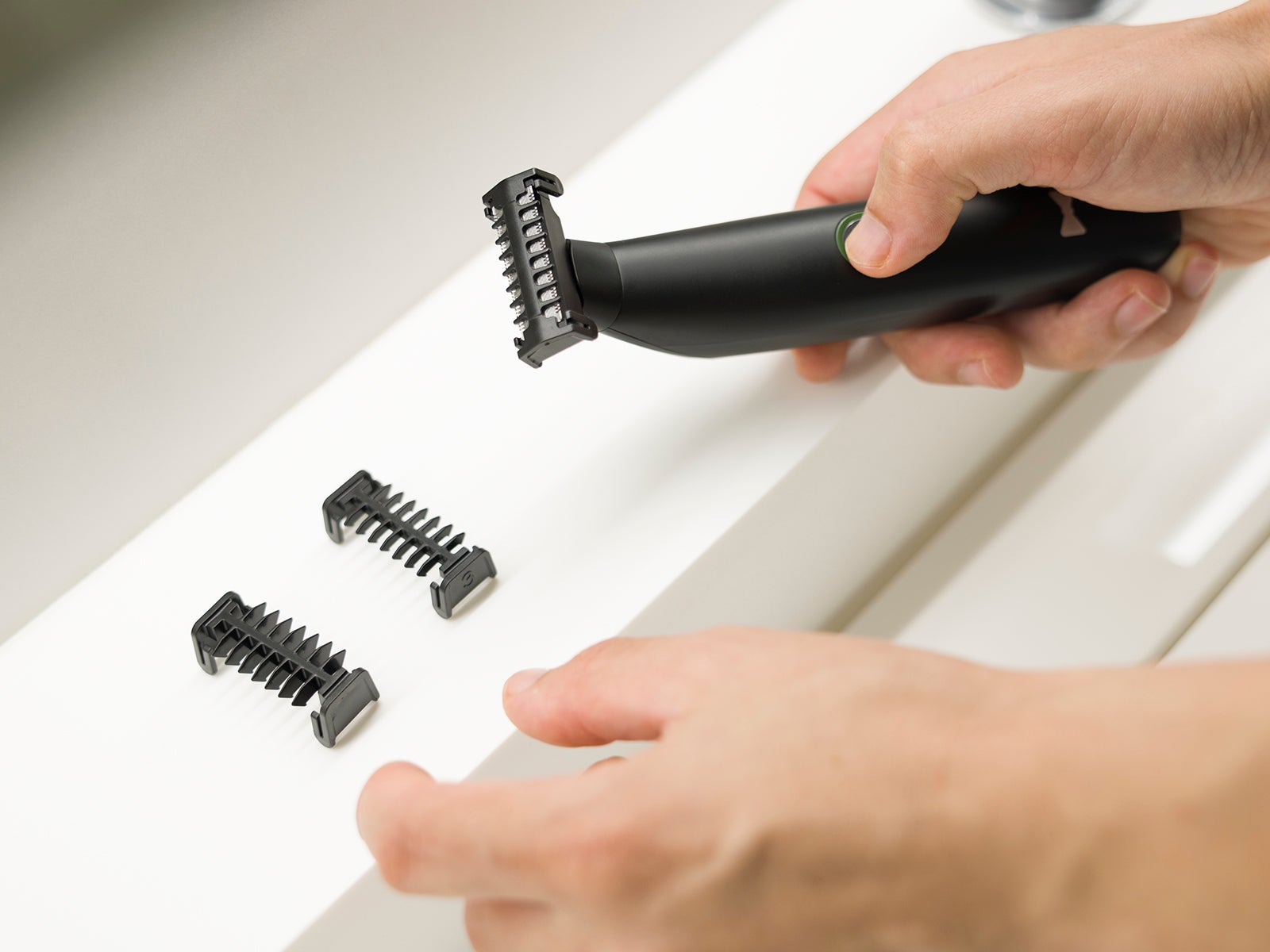 Afeitadora recargable con 3 cabezales