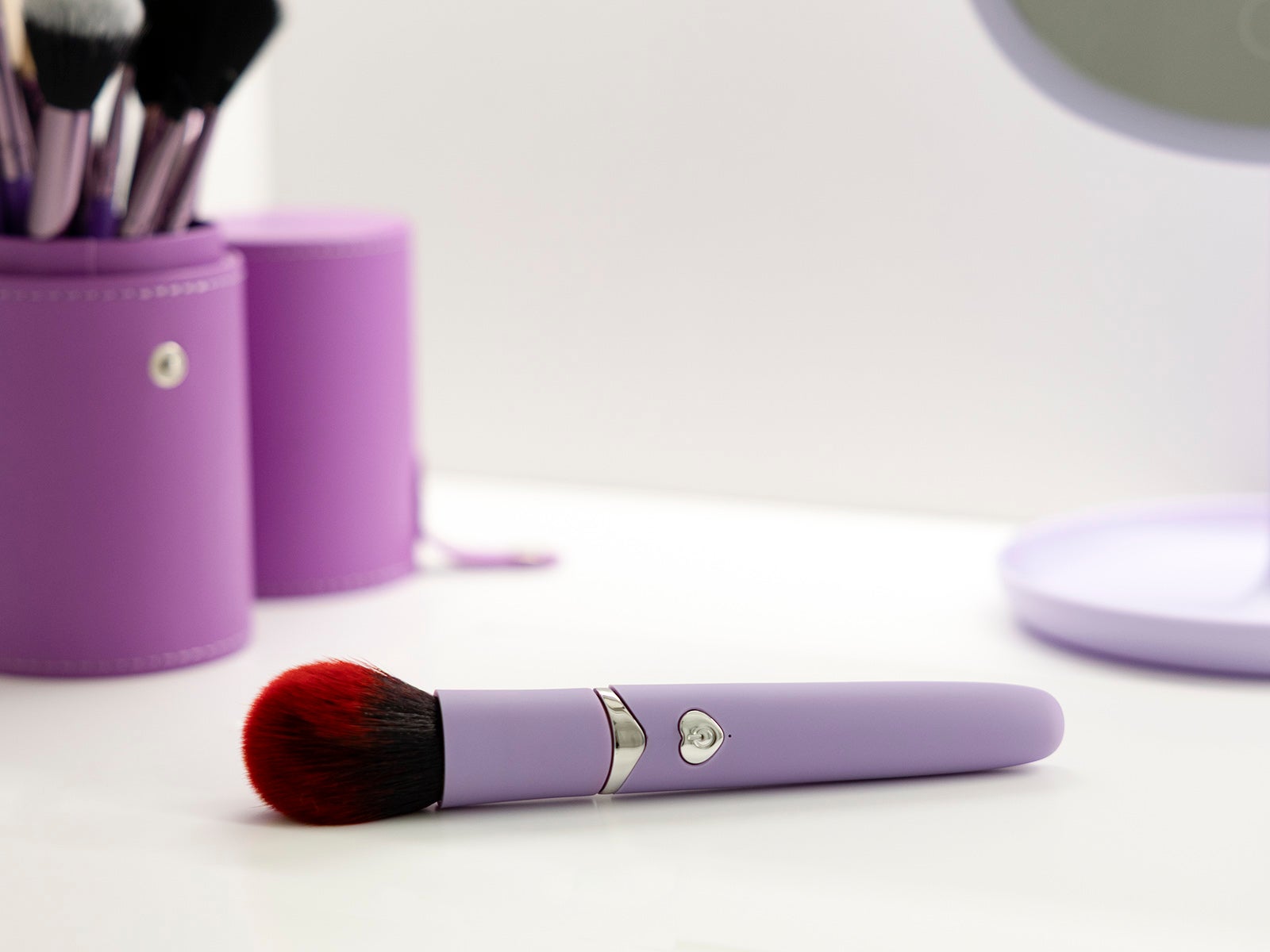 Intimate massager makeup brush