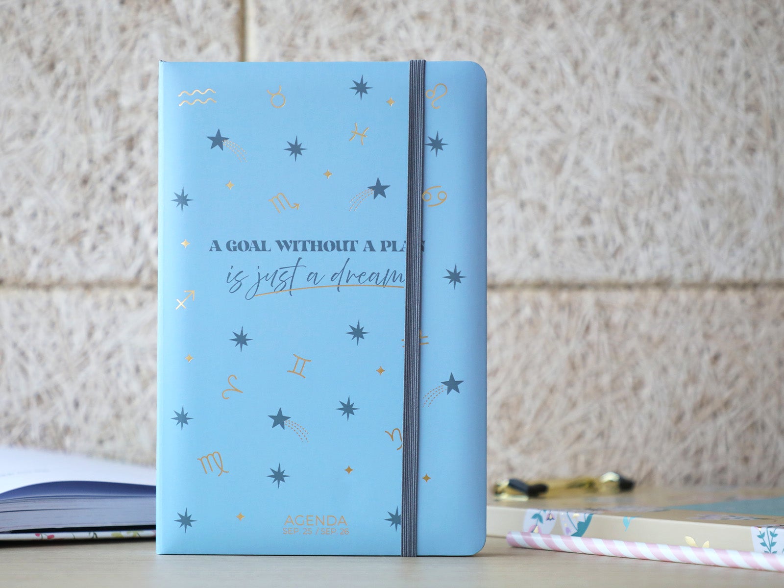 Agenda escolar A5 Semana vista 25/26 – A goal without a plan, is just a dream