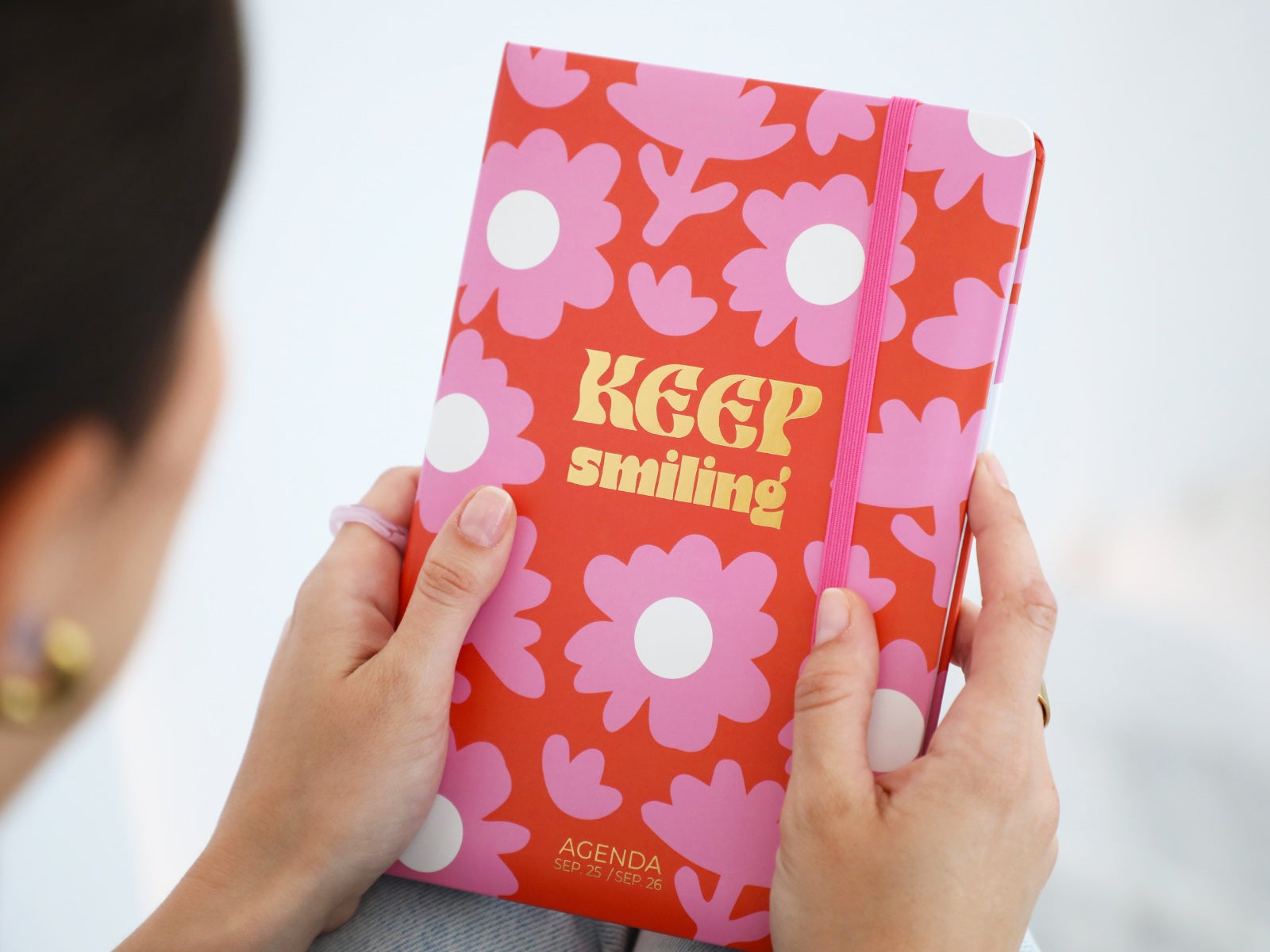 Agenda escolar A5 Semana vista 25/26 – Keep smiling