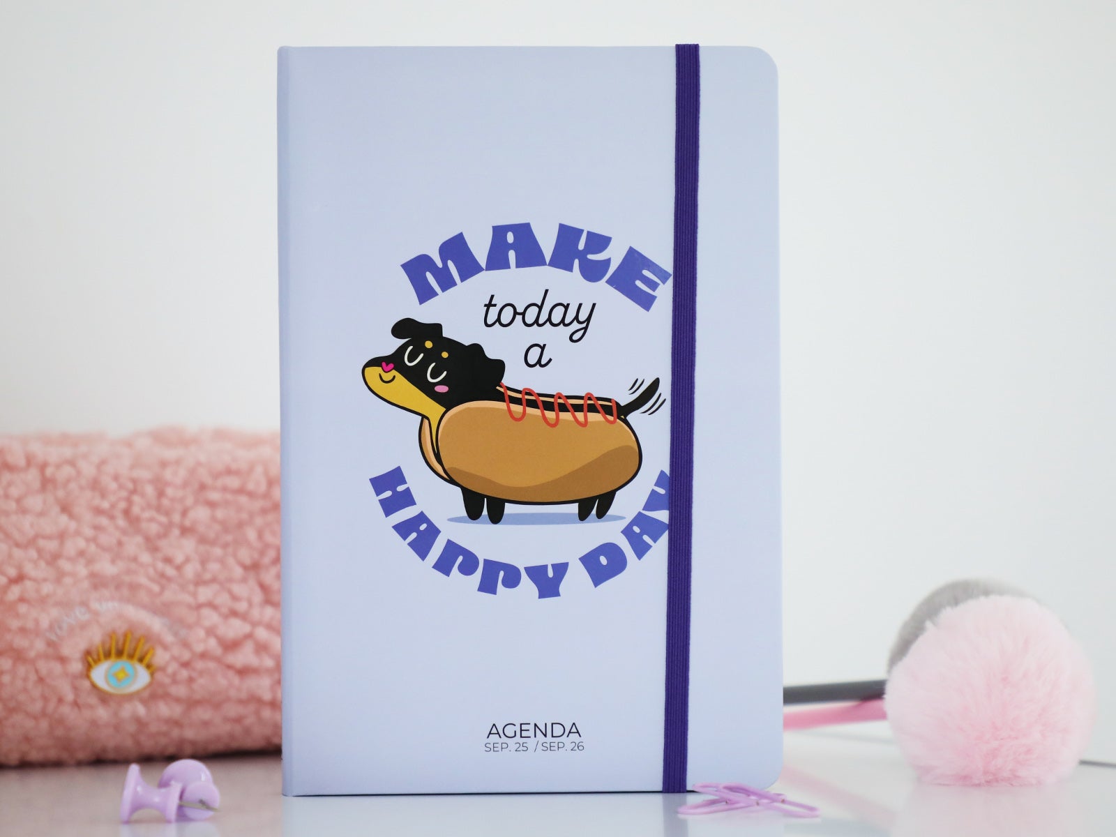 Agenda escolar A5 Semana vista 25/26 – Make today a happy day