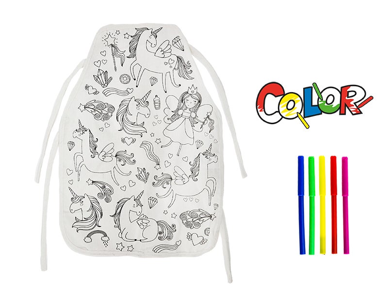 Delantal para colorear |