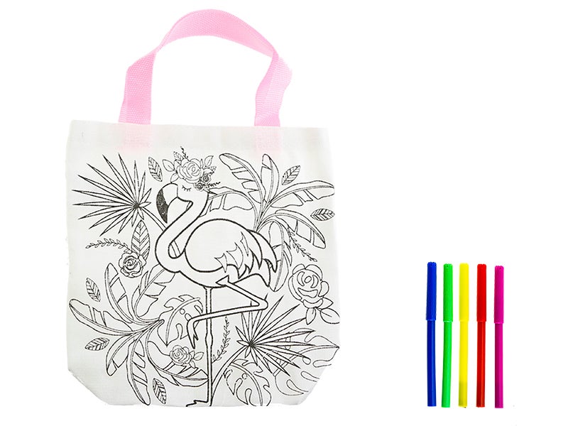 Bolso pintar diseño correa rosa | Ale-Hop