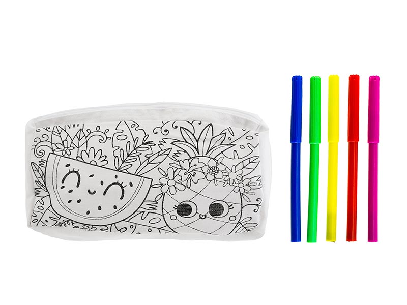 Estuche lapiz 5 sandia y piña | Ale-Hop