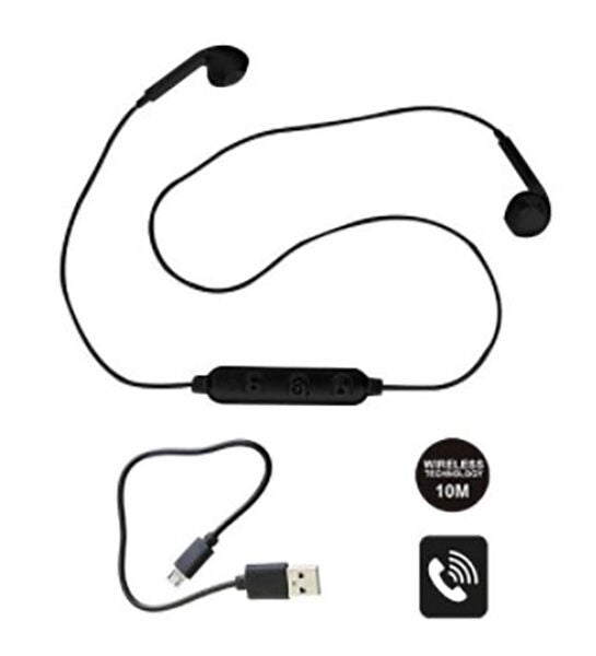 Auriculares inal mbricos 60cms negro