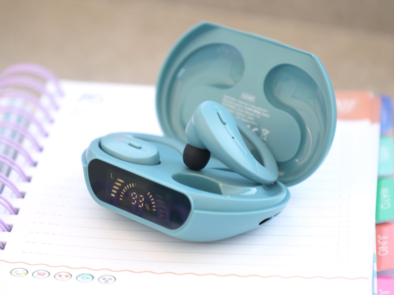 Cuffie sportive wireless blu