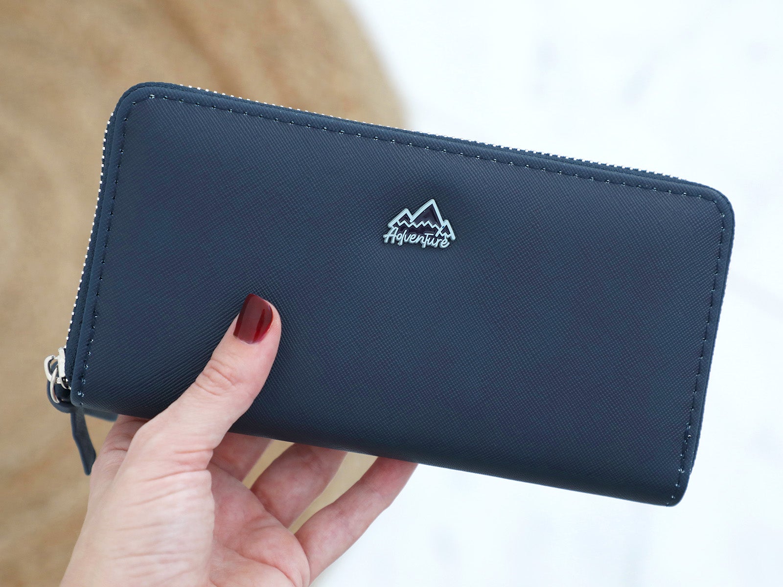 Cartera grande azul - Adventure