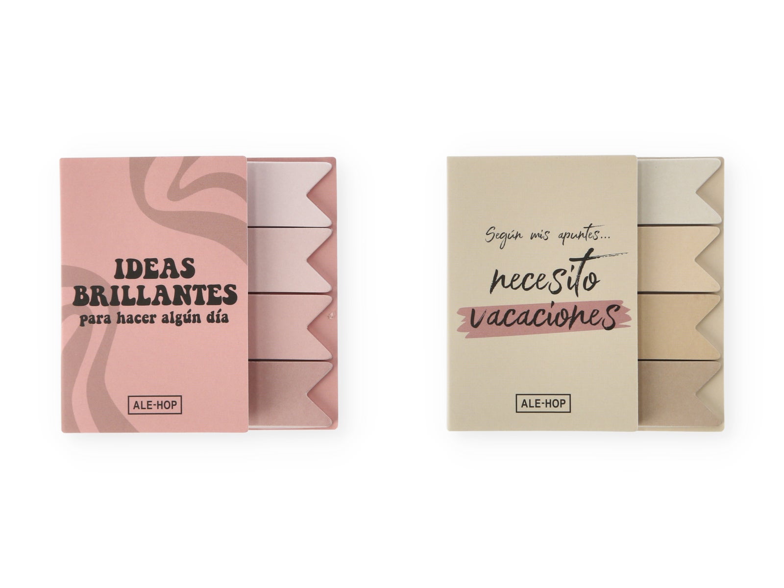 Set de notas adhesivas – Ideas brillantes/ Necesito vacaciones