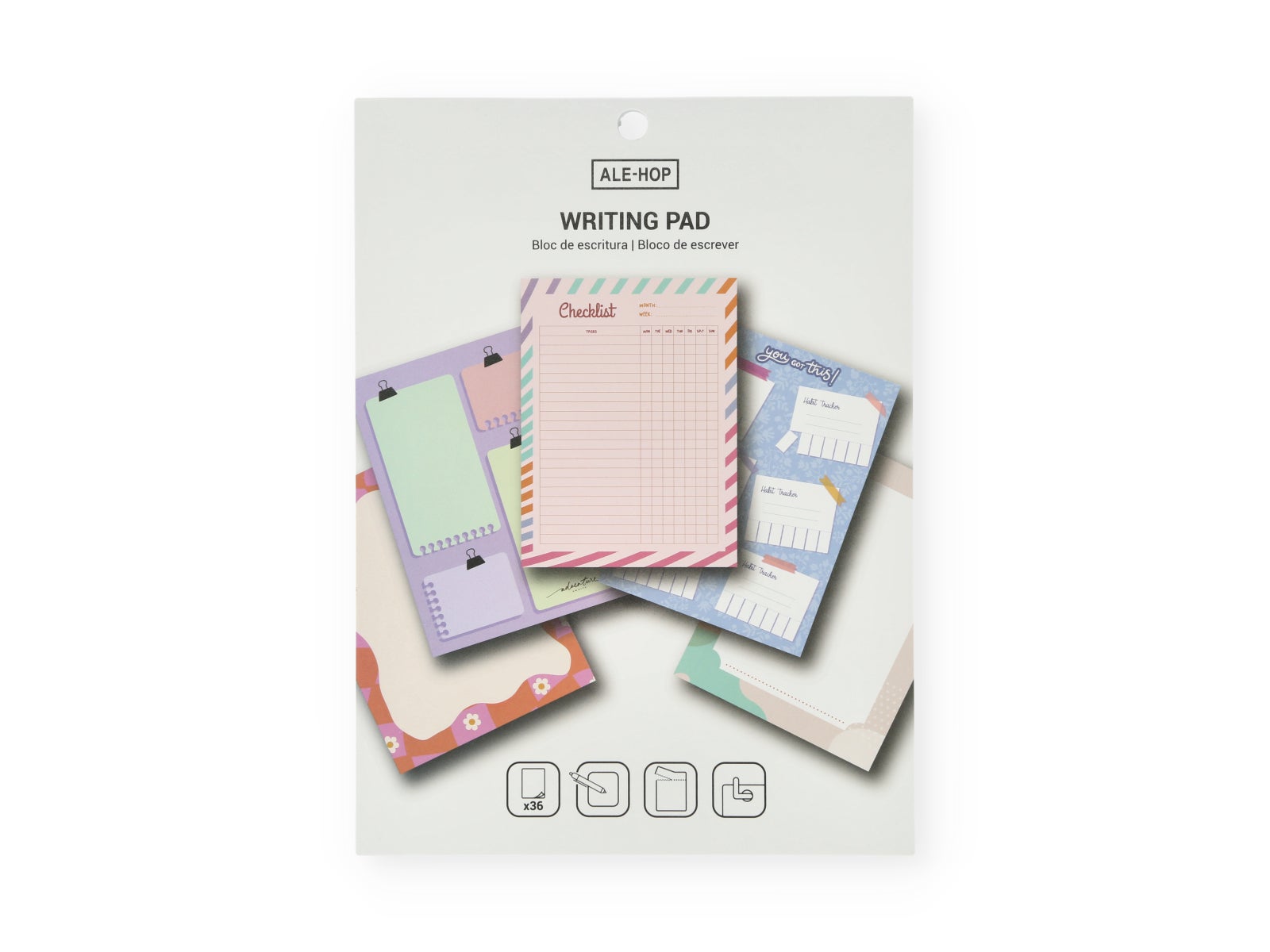 Block de escritura – Check lists