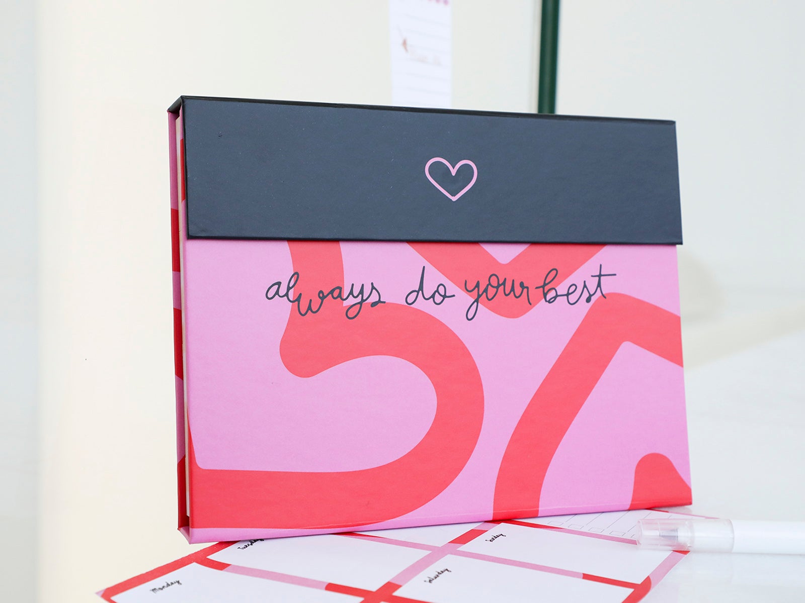 Planner con postits – Always do your best