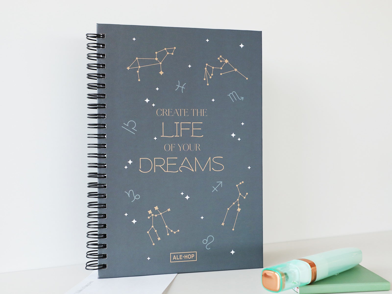 Libreta con anillas A5 – Create the life of your dreams