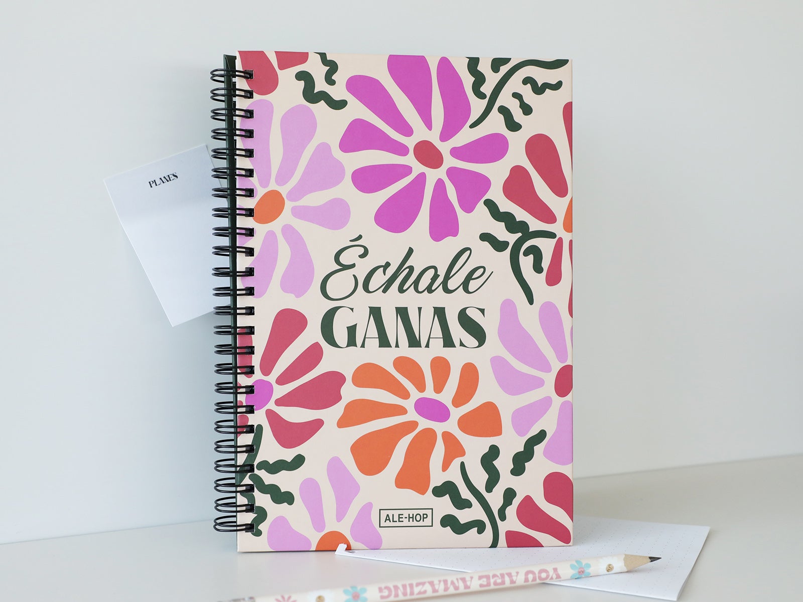 Libreta con anillas A5 – Échale ganas