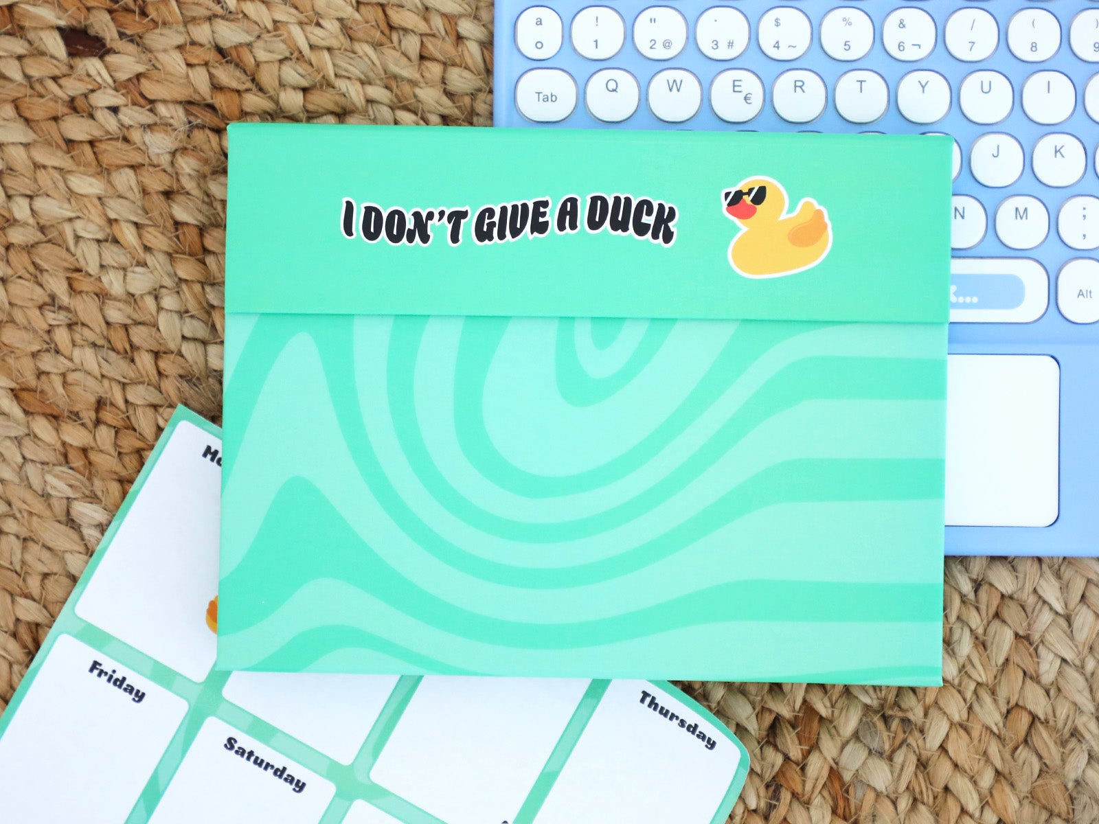 Planner con pósits – I don’t give a duck