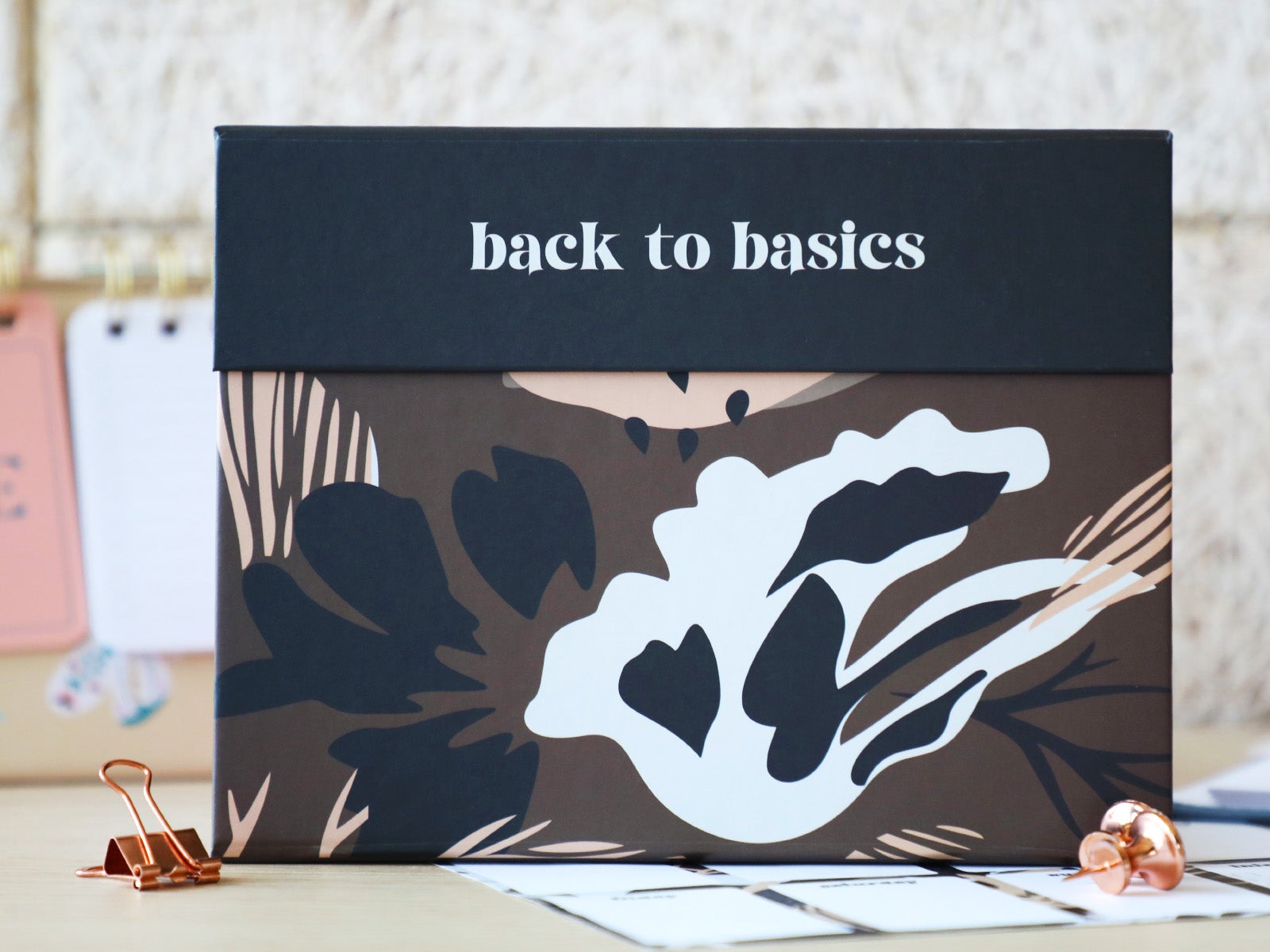 Planner with sticky notes summer days