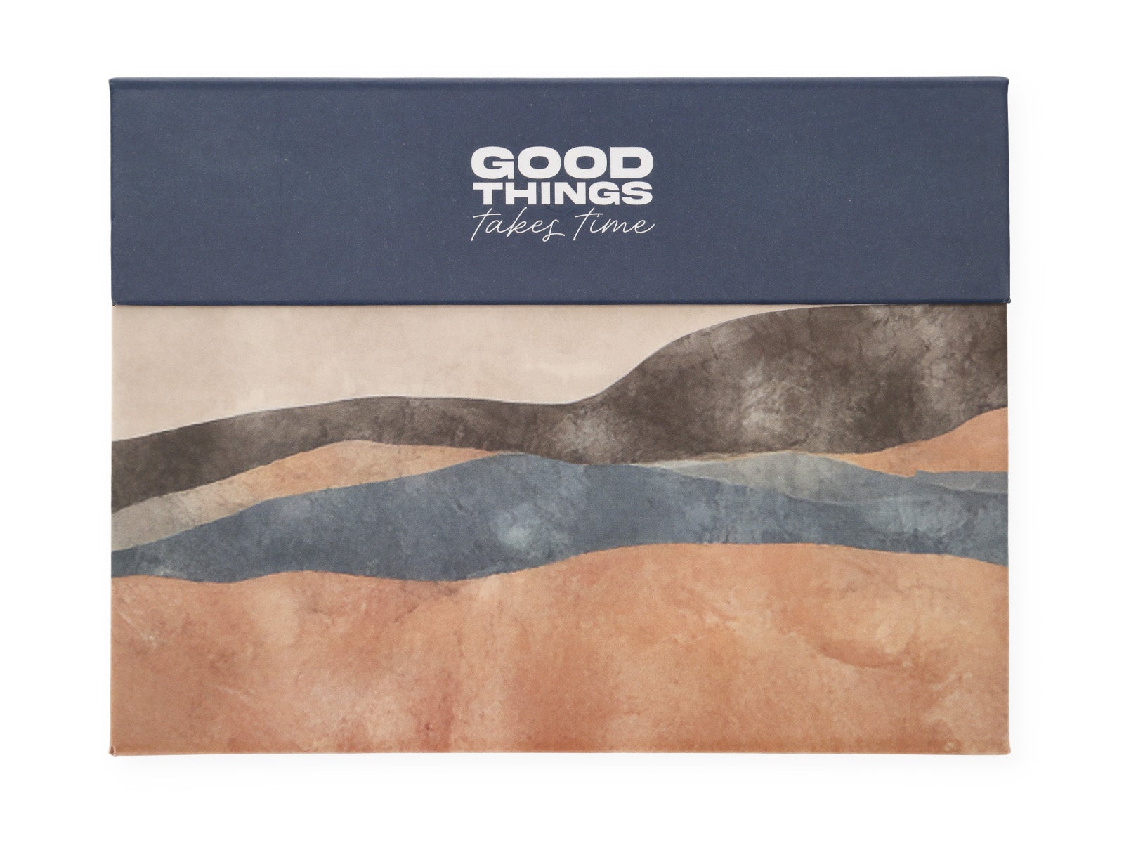 Planner com notas - Good things take time