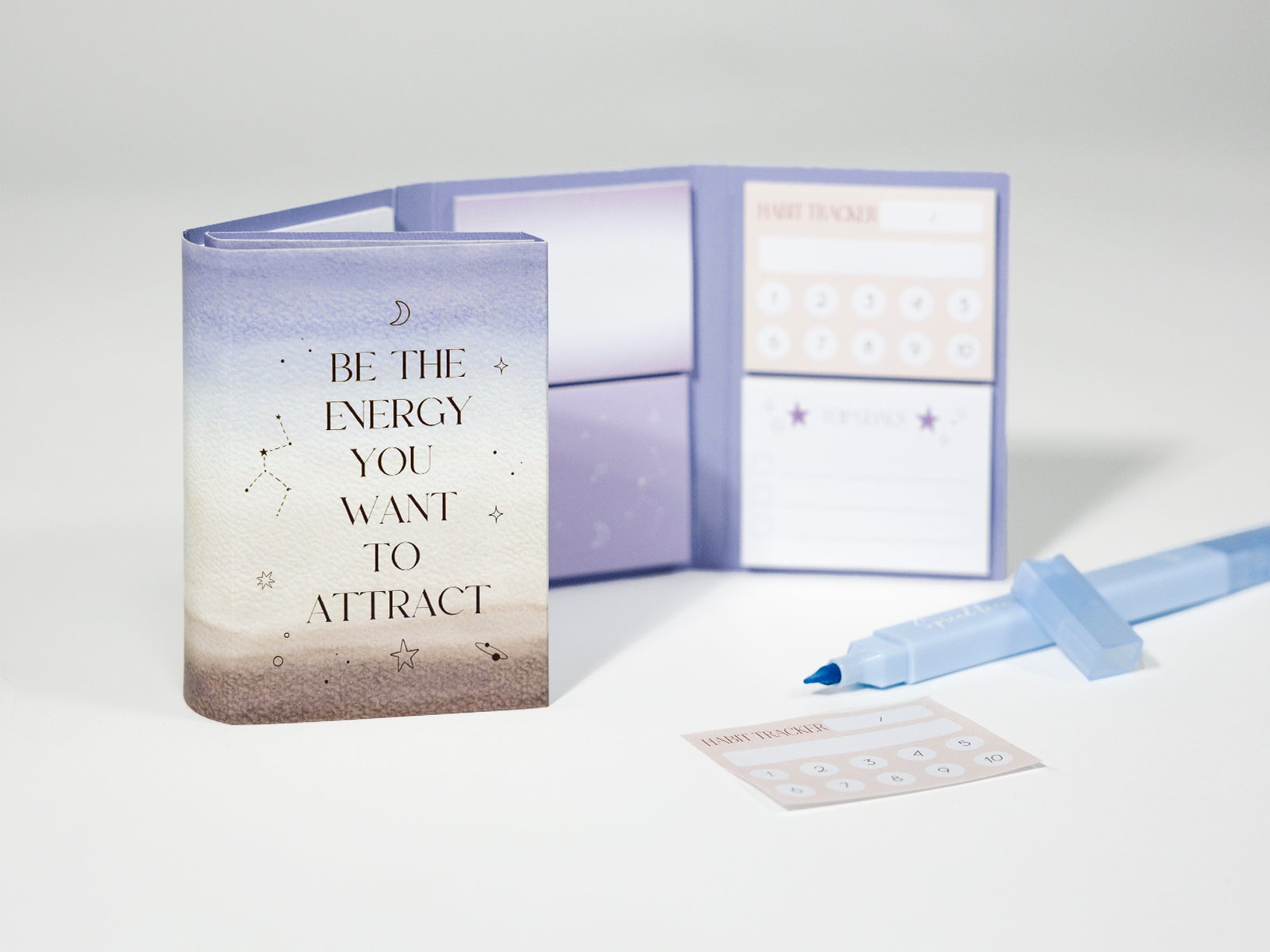 Bloc de notas y marcadores - Be the energy you want to attract