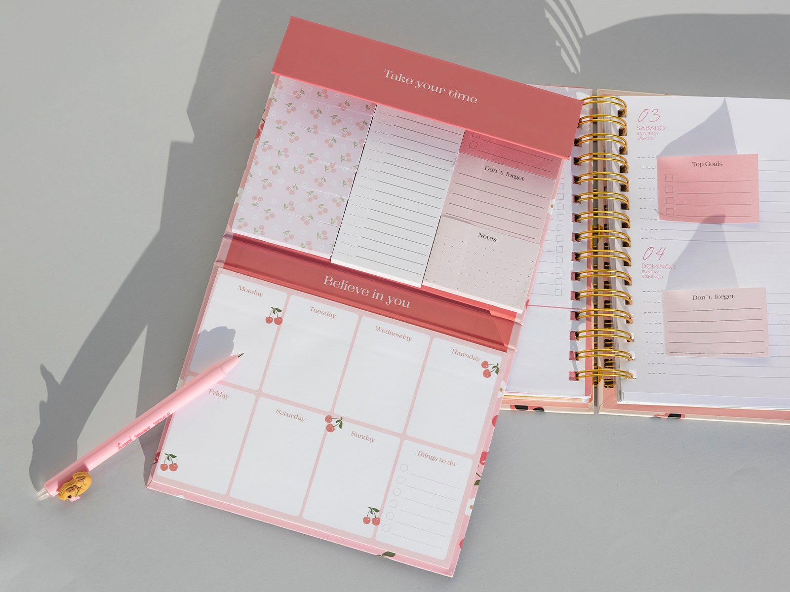 Planner con note adesive - Take your time