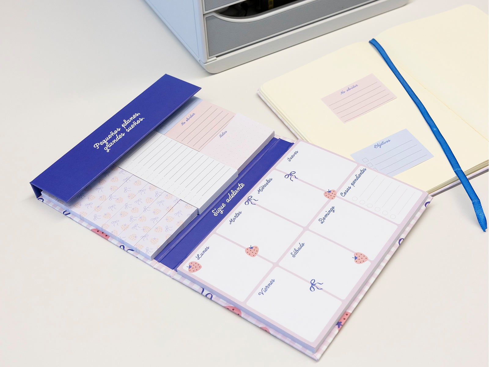 Planner con note adesive - Pequeños planes, grandes sueños.