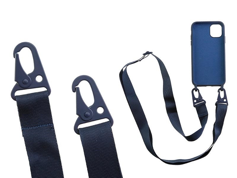 Cover with lanyard ip 12 pro max blue - view 2 Ale-Hop