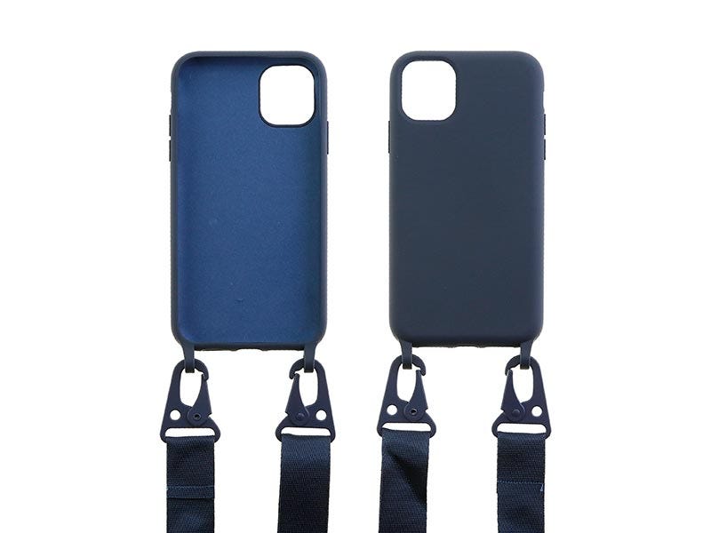 Cover with lanyard ip 12 pro max blue - view 3 Ale-Hop