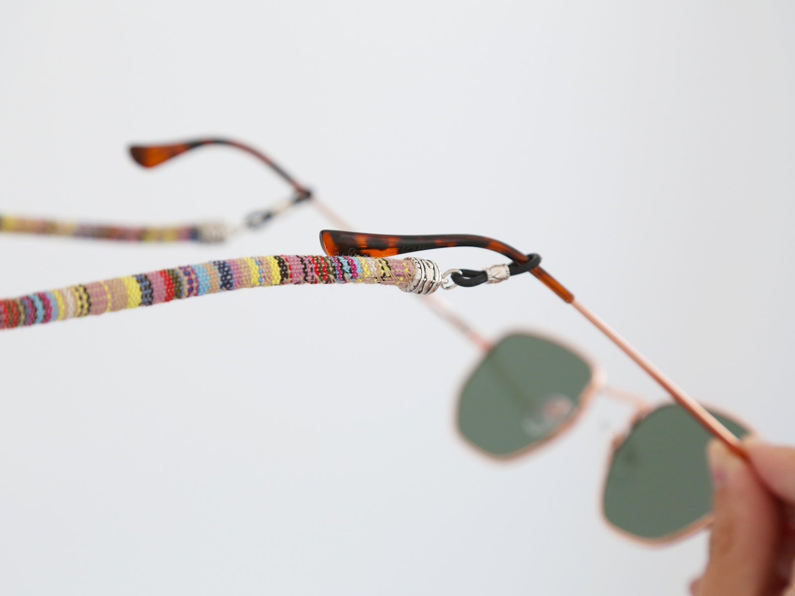Ethnic glasses cord multicolor 3