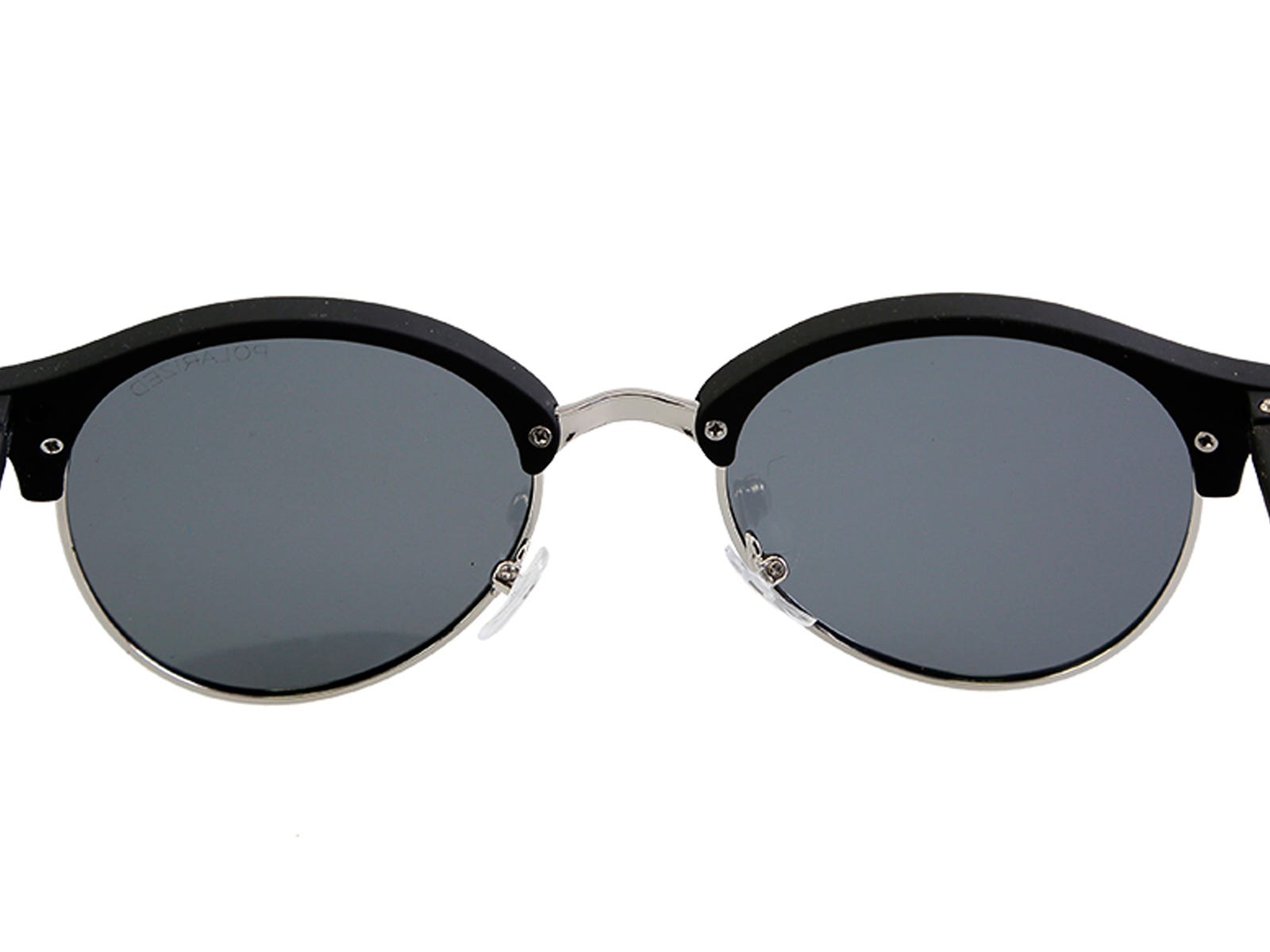 de sol polarizadas negras lentes redondas | Ale-Hop