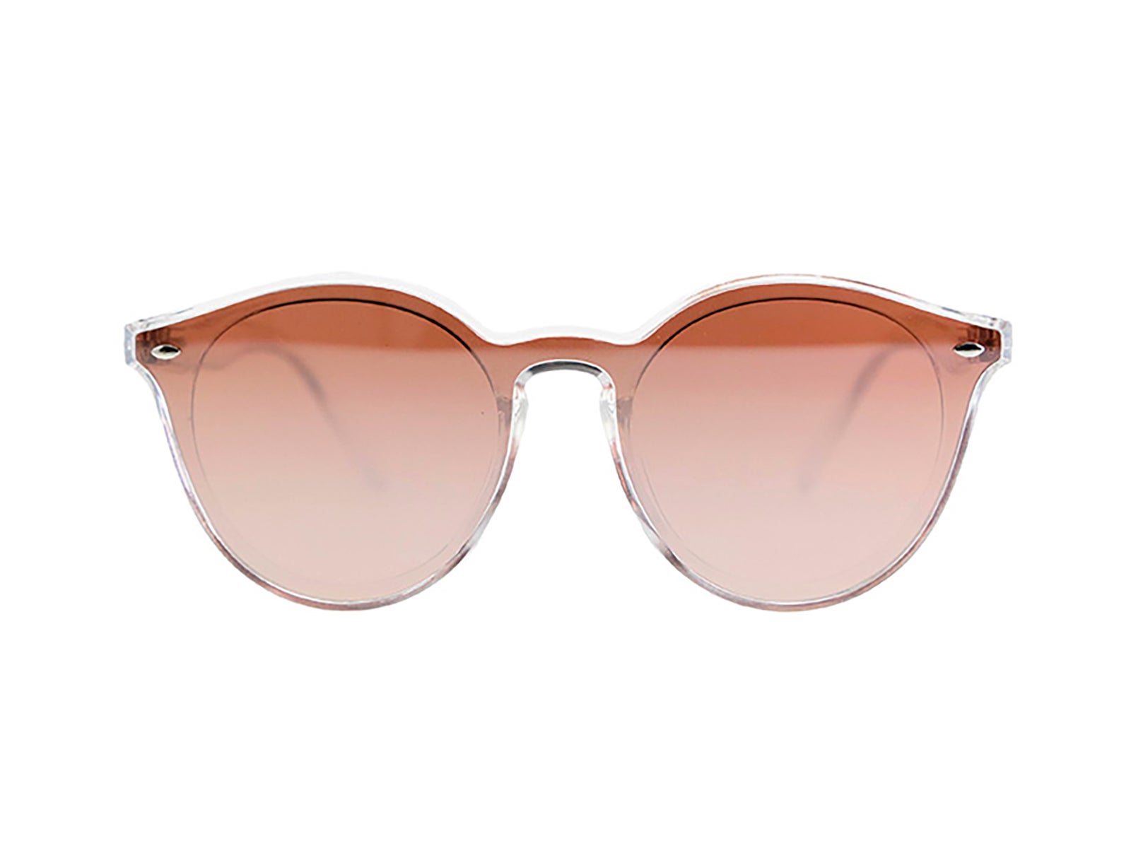 Round sunglasses pink lens sale