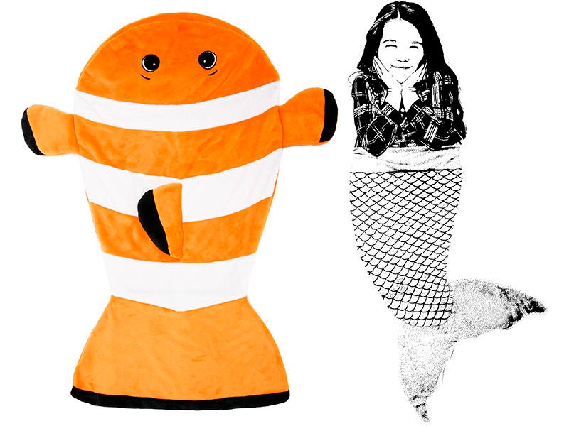 Blanket infantile fish orange