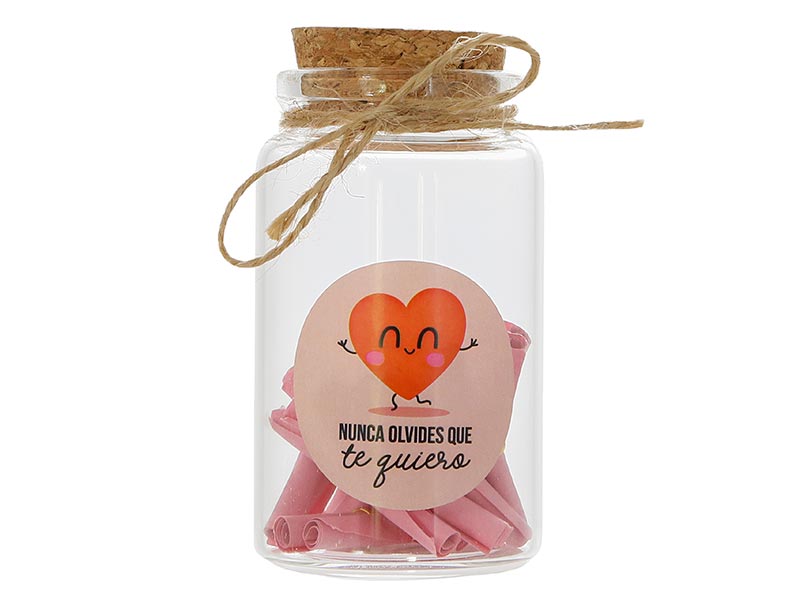 Boccetta scritta te quiero 4x9 cm