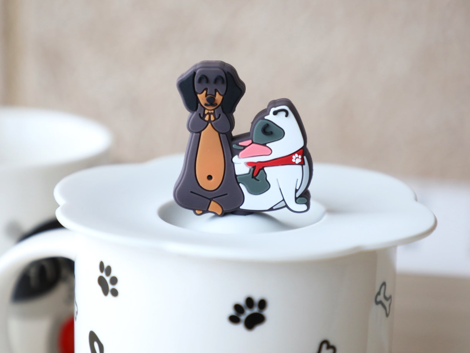 Tapa taza perros - You're pawsome