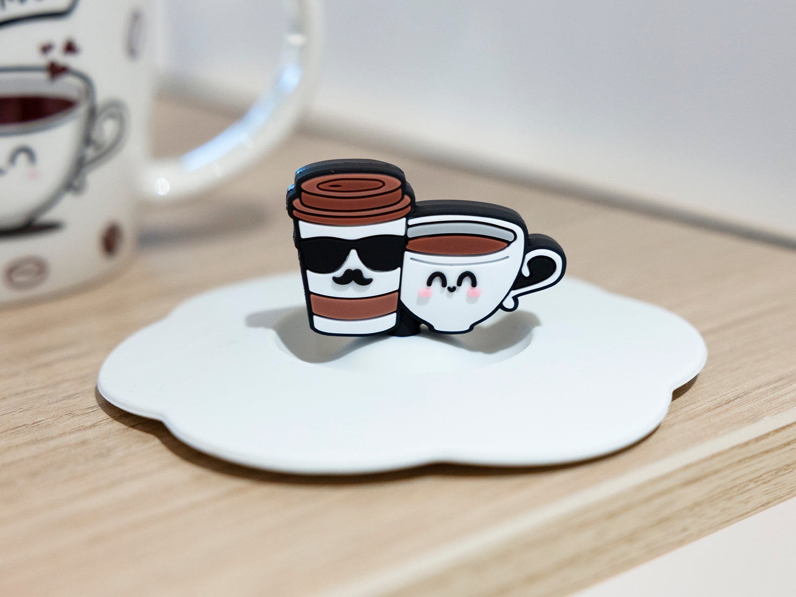 Coffee Mug Lid - ¿Qué tazaciendo?