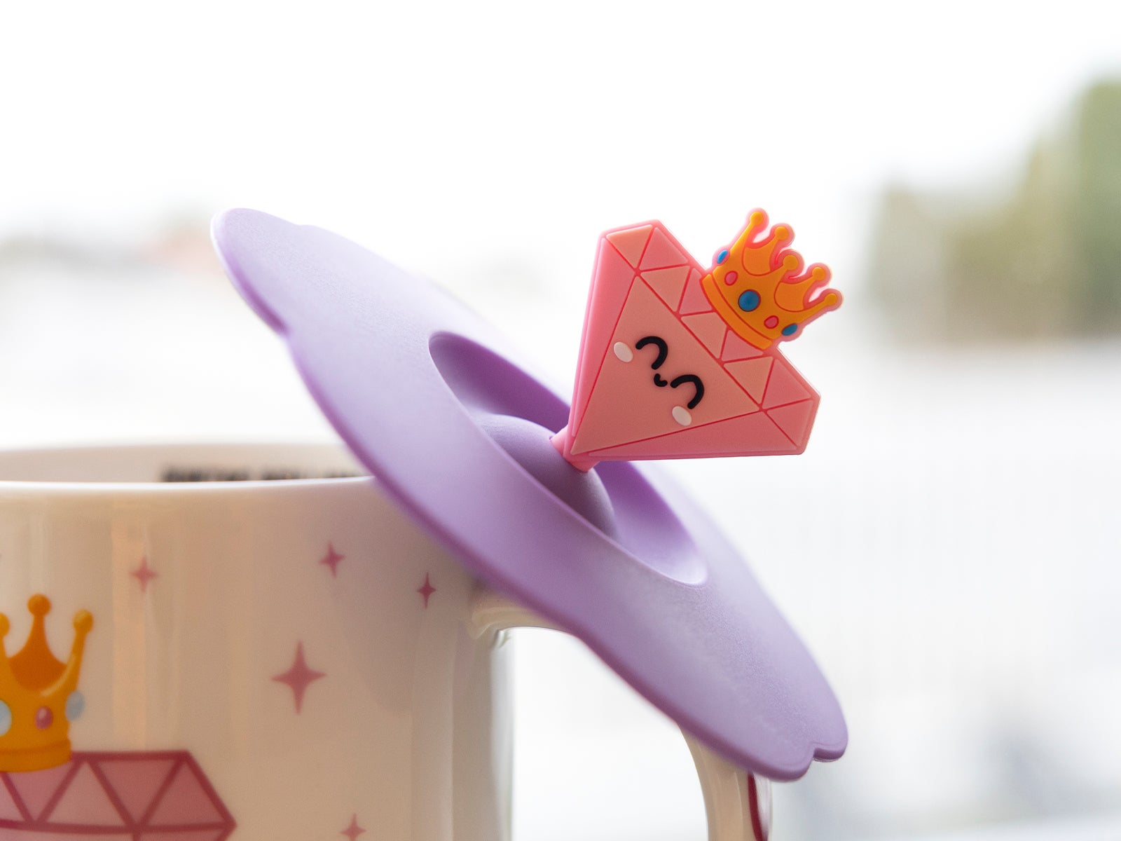 Diamond Mug Lid - Amiga, mi mayor tesoro eres tú