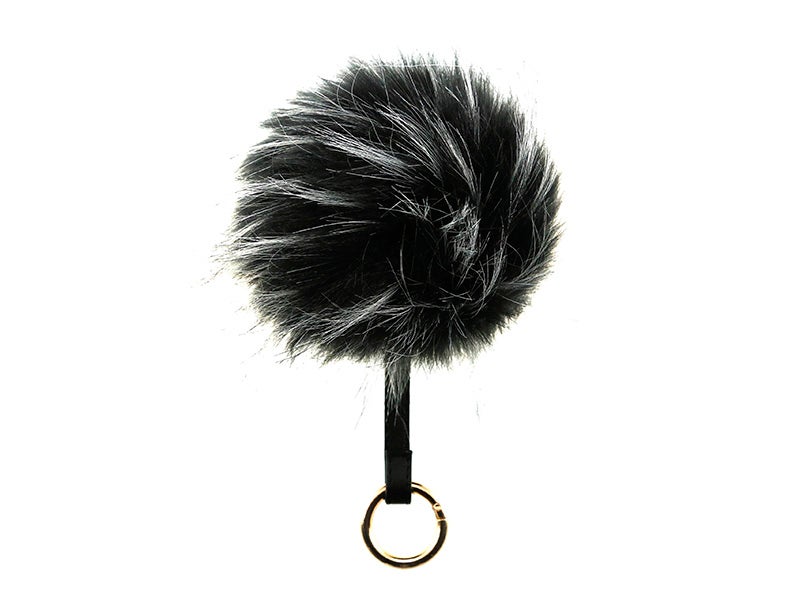 Designer pom pom discount keychain