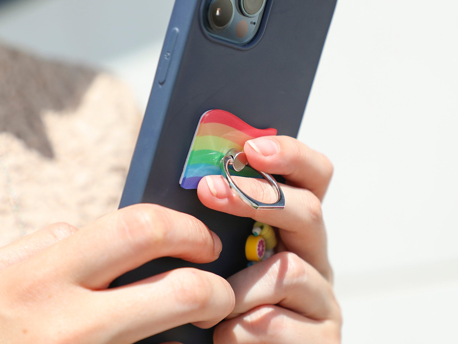 Lgbt cell phone holder