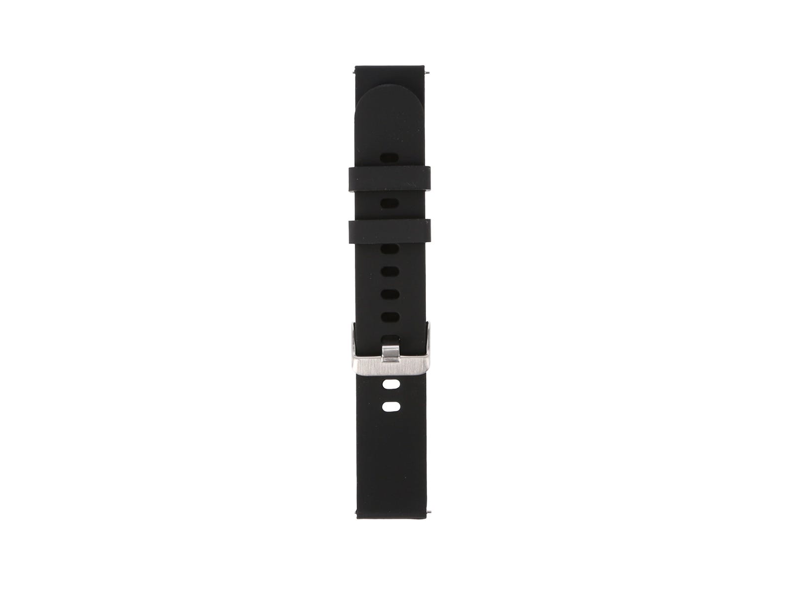 Watch band classic silicona 20mm black Ale-Hop