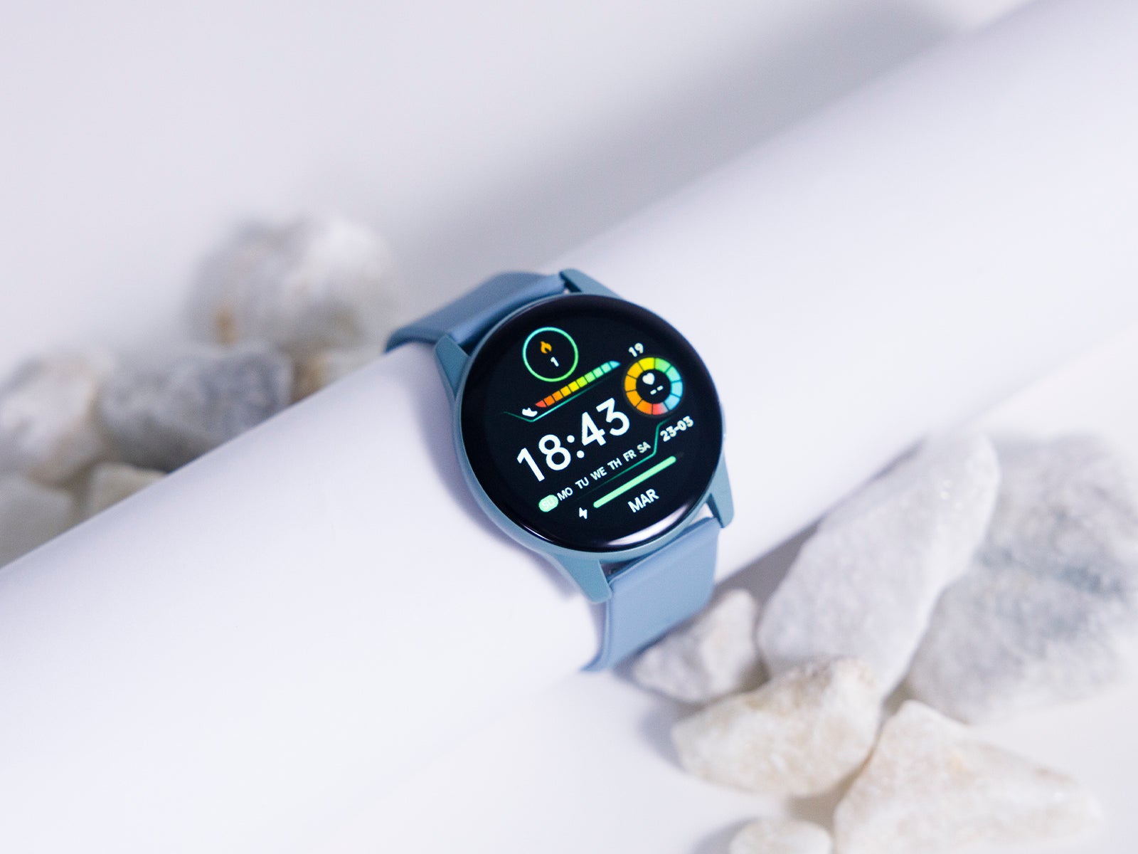 Basic smartwatch 1.28" blue