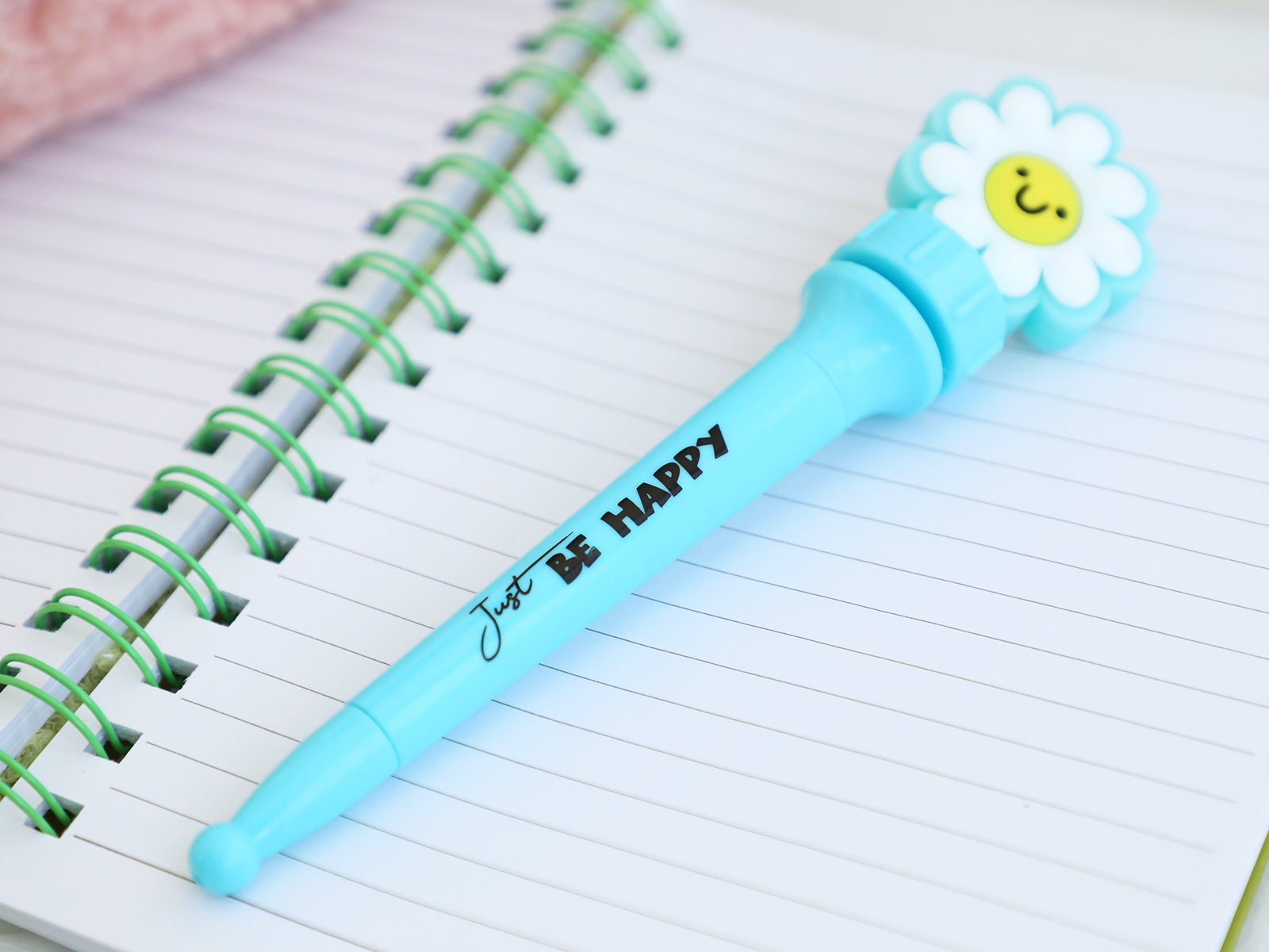 Caneta antiestresse flor