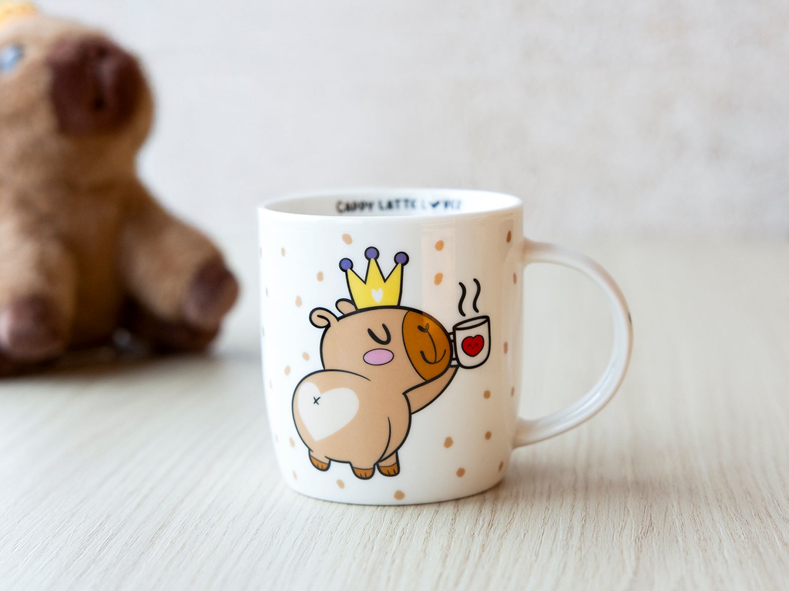 Capybara mug - Cappyccino queen