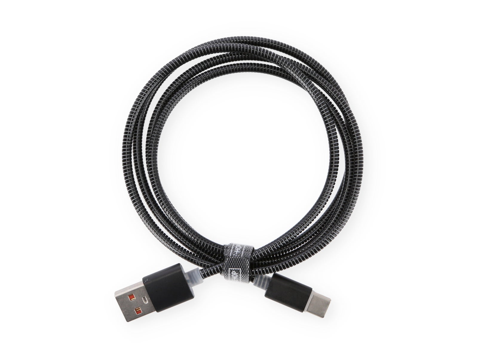 Cable usb c metal 1m negro