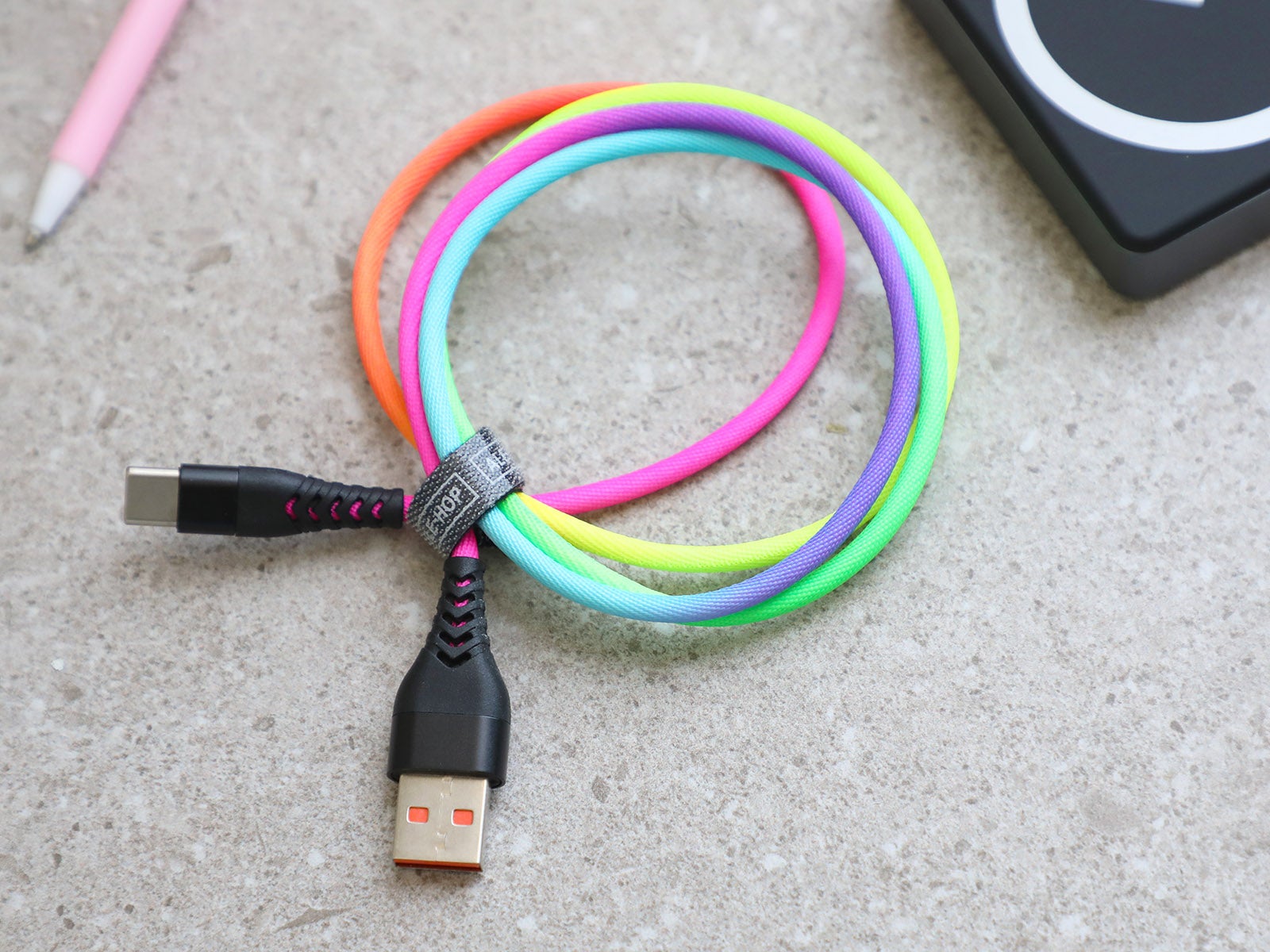Usb cable c cord 1m multicolor