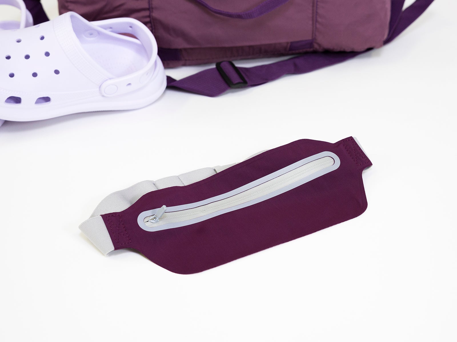 Cinturón de deporte granate