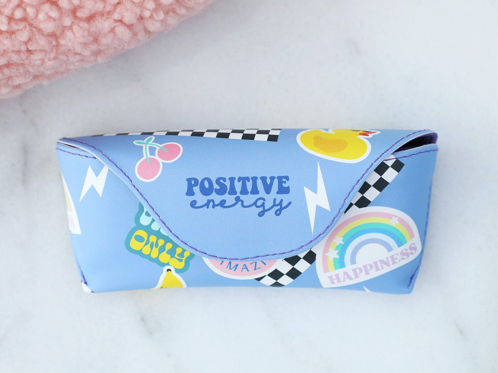 Sunglasses case positive energy