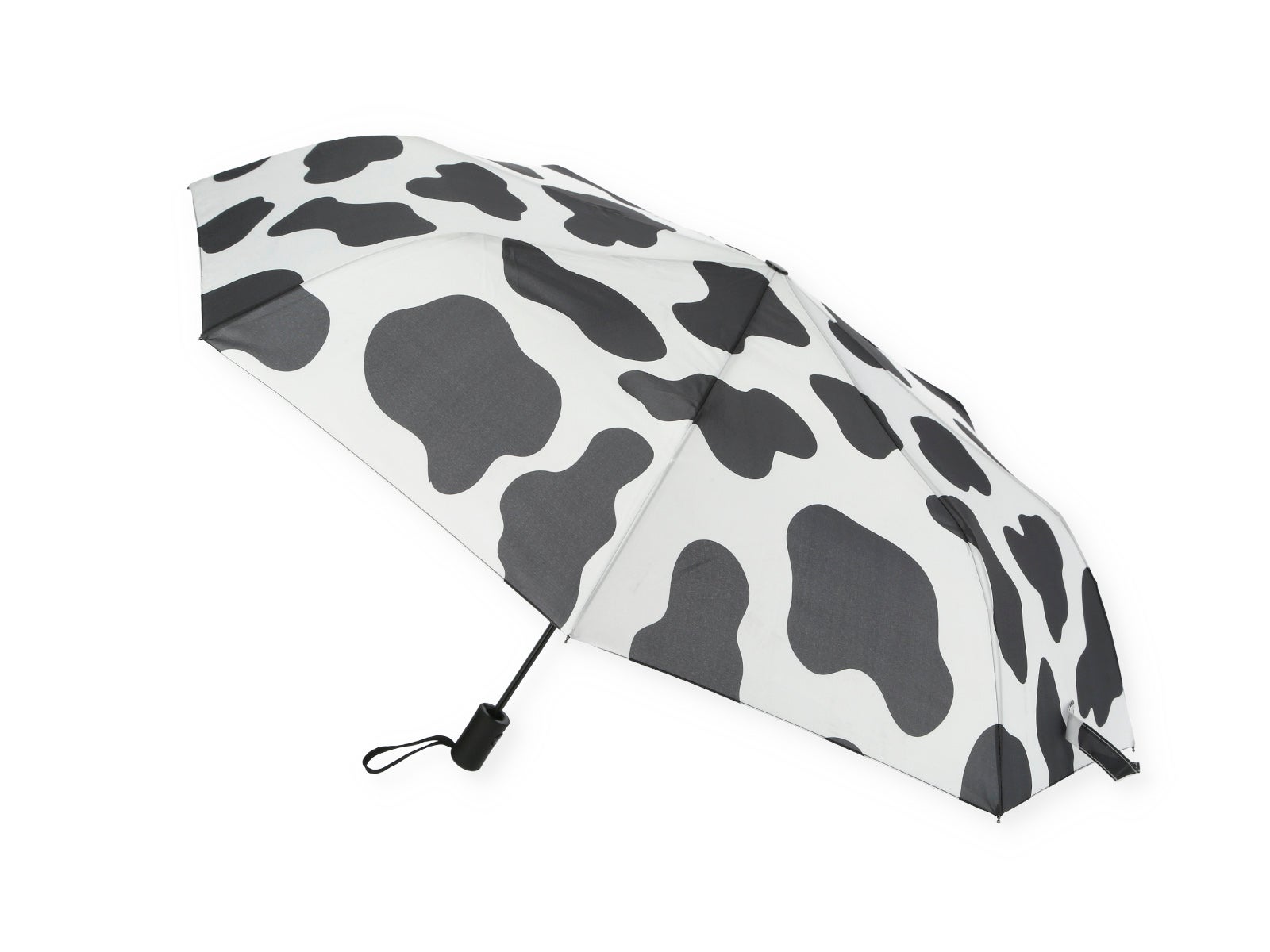 Paraguas plegable estampado de vaca