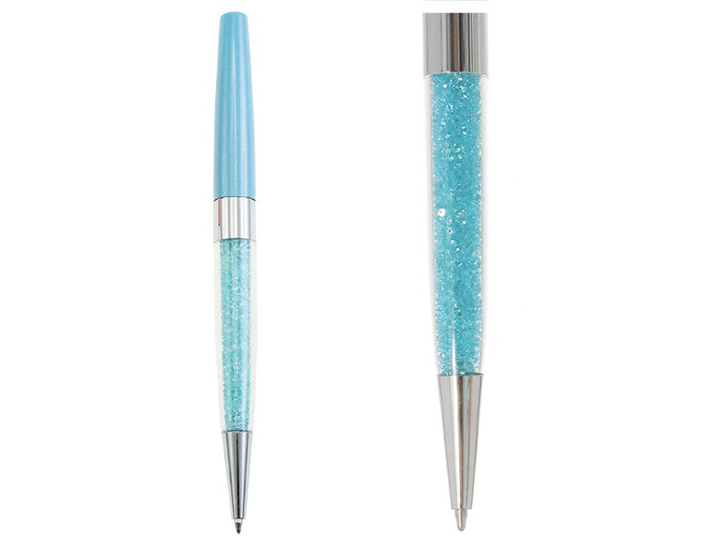 Penna cristalli blu